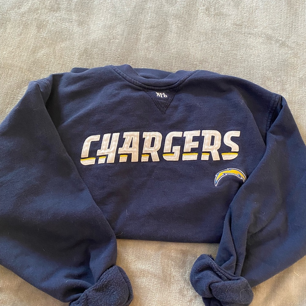 nfl chargers crewneck